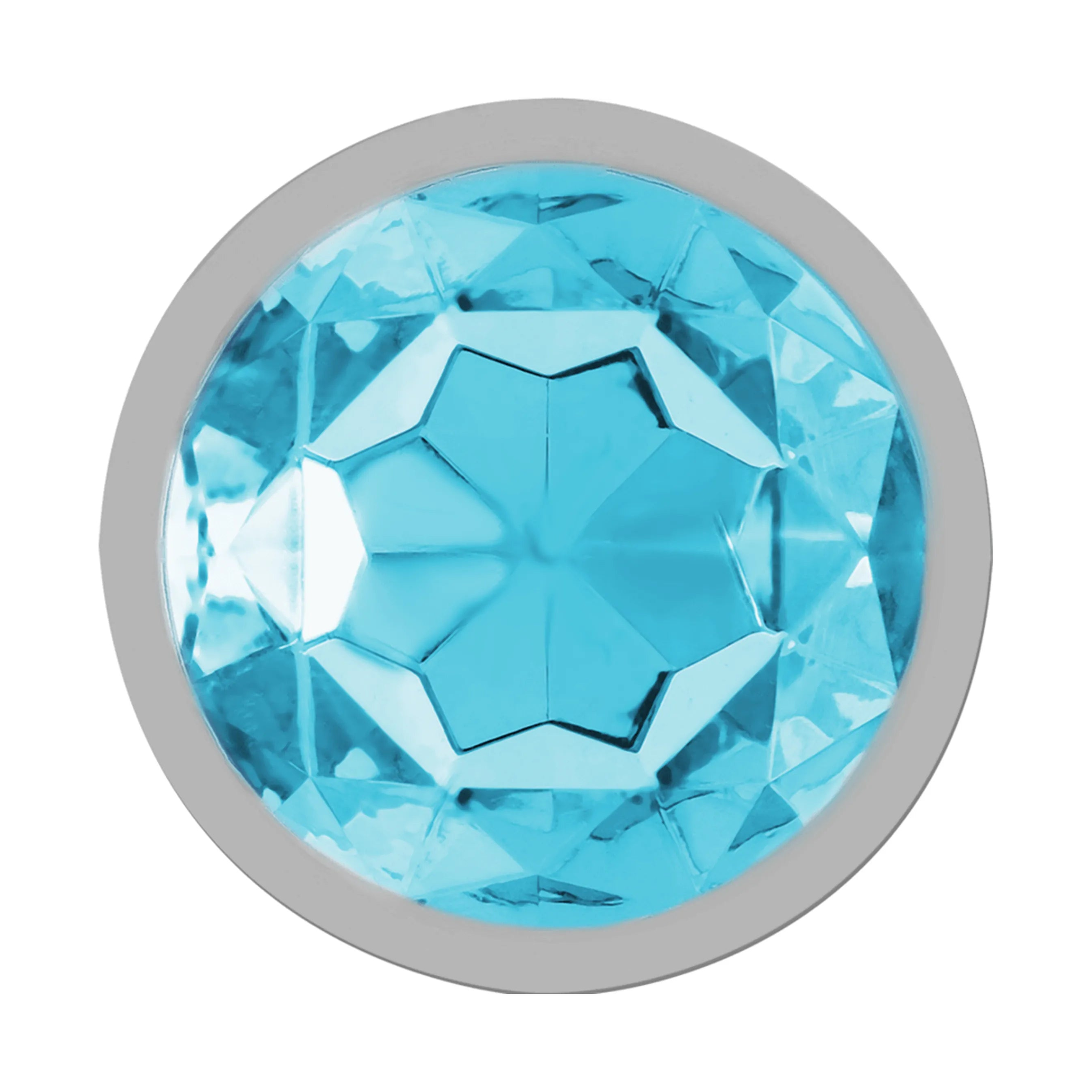 Plug Anale con Swarovsky Azzurro
