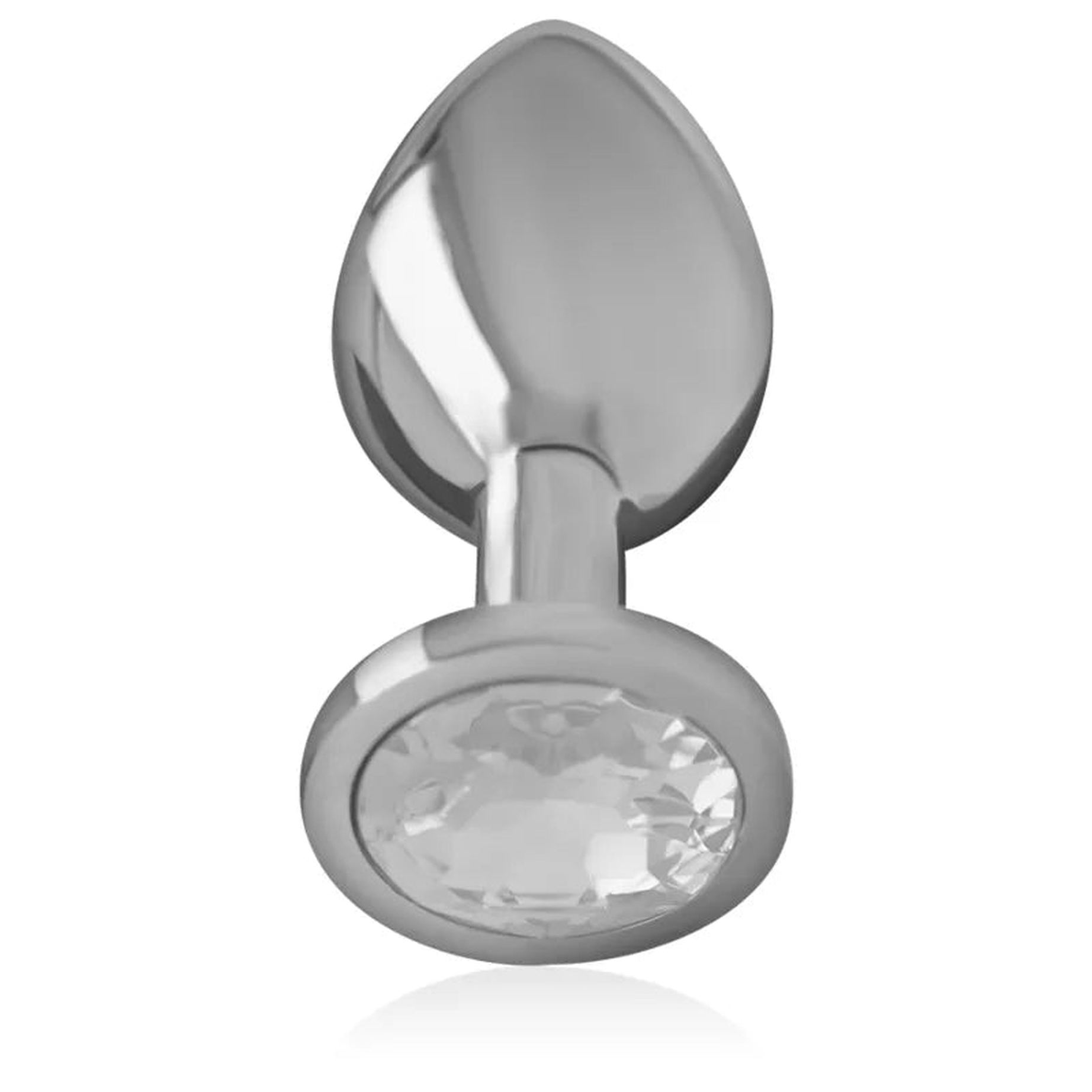 Plug Anale con Swarovsky Silver