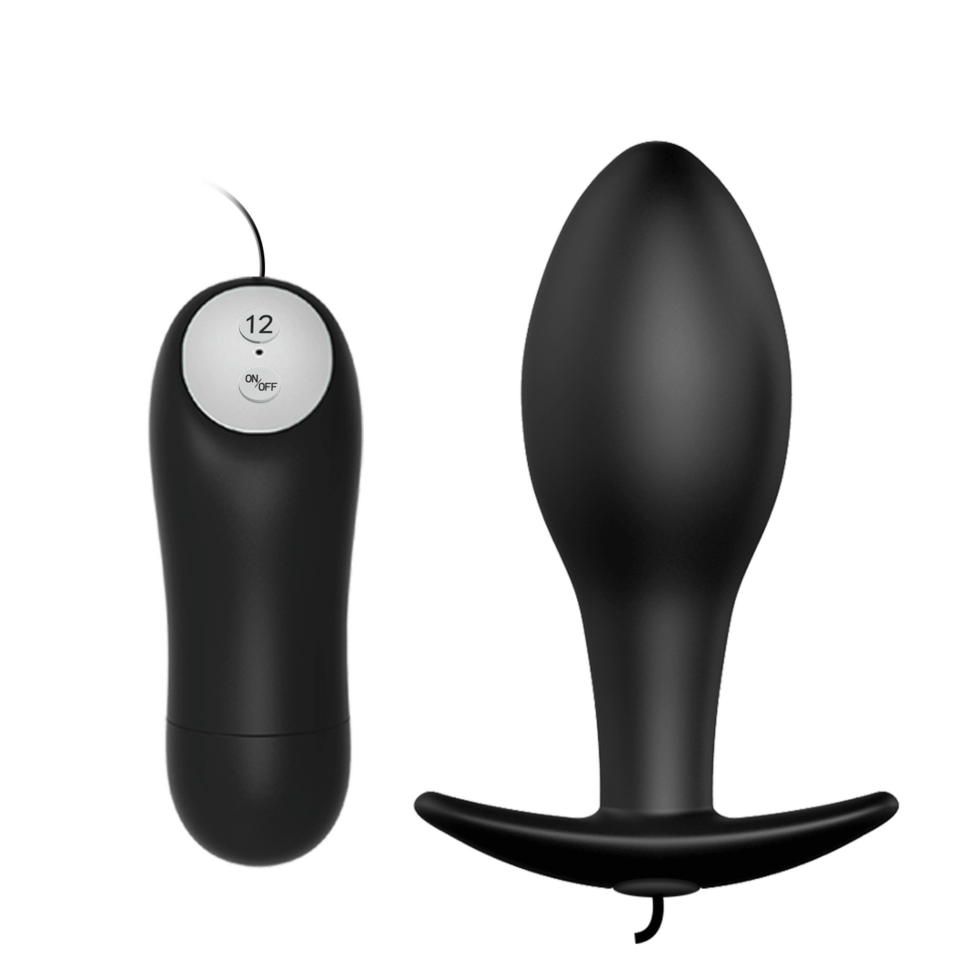 Analplug im Silikondesign - 12 Vibrationsmodi