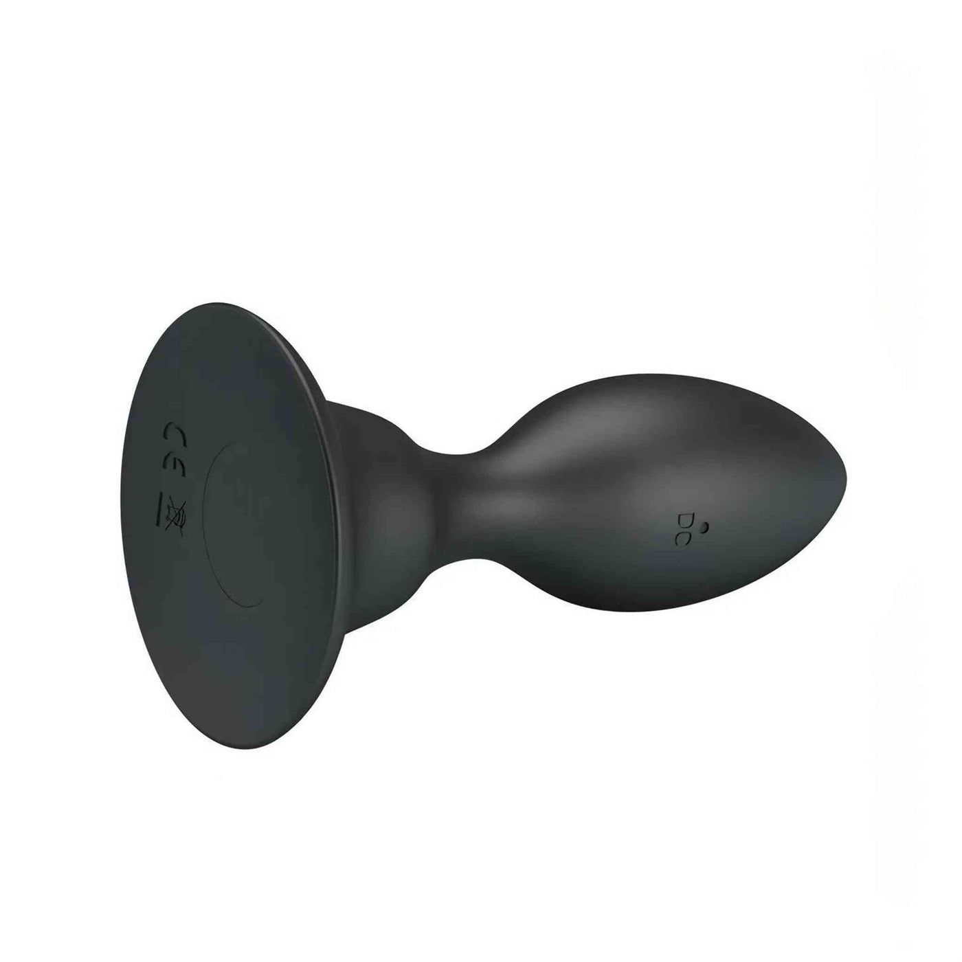 Plug anale gonfiabile e vibrante wireless con telecomando a distanza - Nero, silicone, 12 modalità di vibrazione