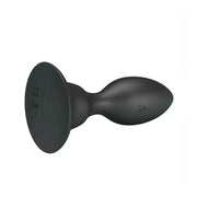 Plug anale gonfiabile e vibrante wireless con telecomando a distanza - Nero, silicone, 12 modalità di vibrazione