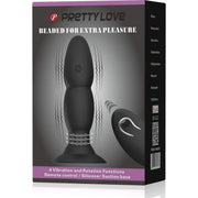 Plug anale vibrante wireless - Nero