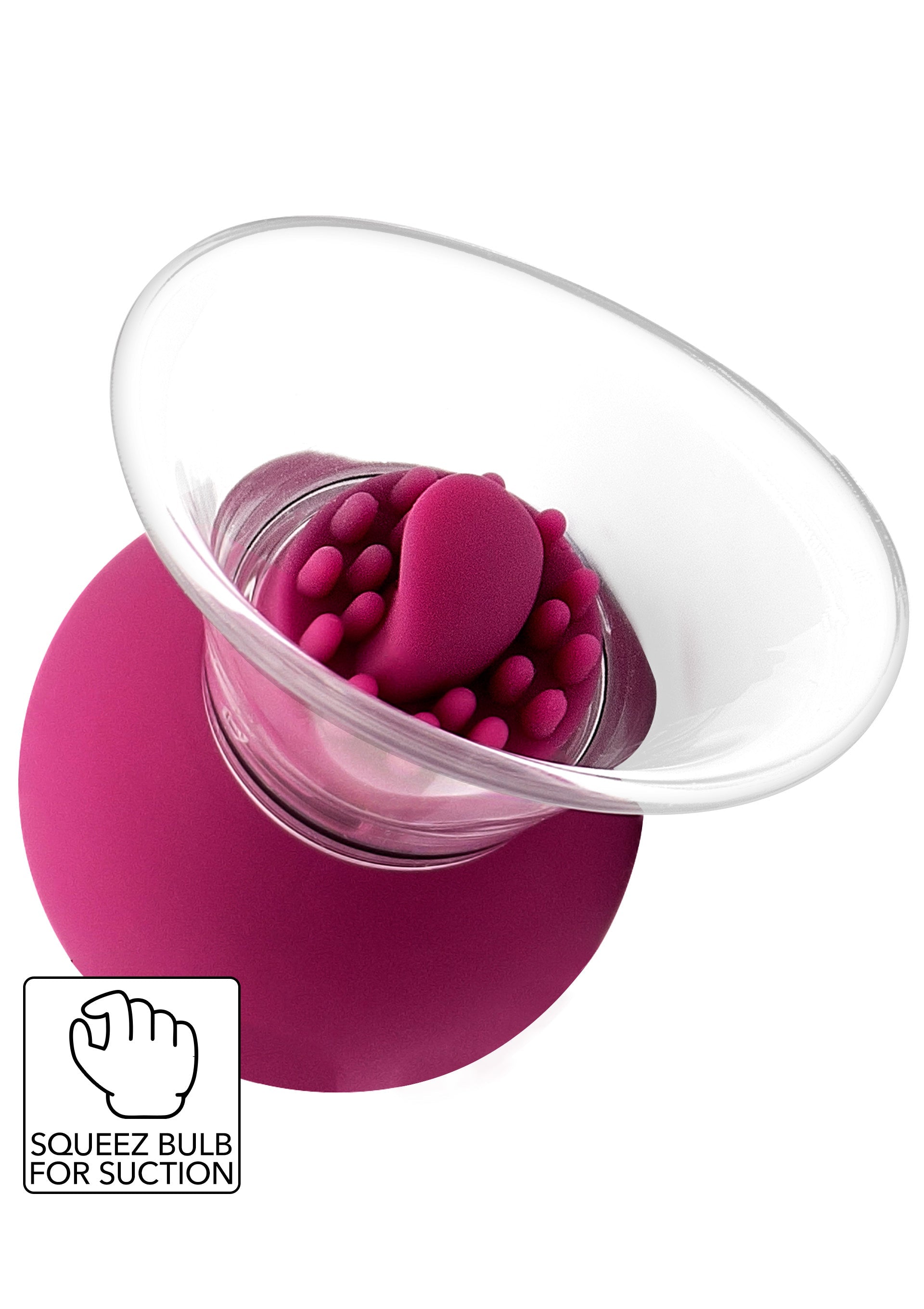 Pompetta Vibrante e Rotante per Capezzoli o Clitoride