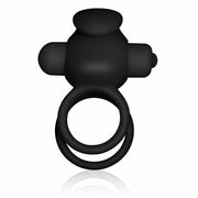 Power Clit Doppio Anello Fallico Vibrante con Stimolatore Clitorideo