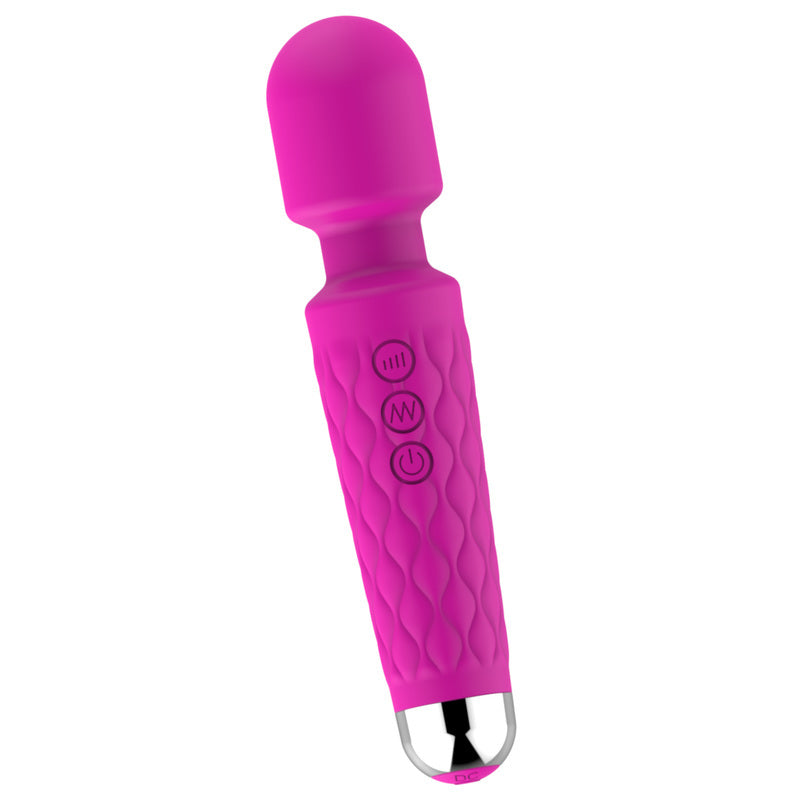 Power Wand Con Frequenze ed Intensità Personalizzabili Fucsia - GoEstasy