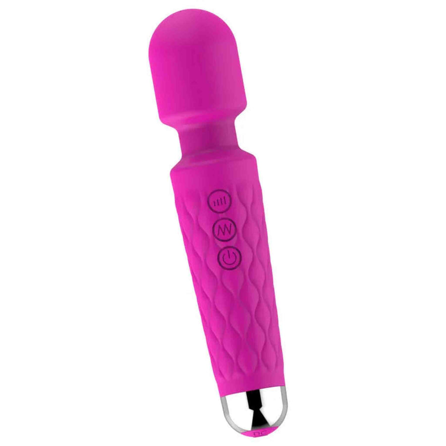 Power Wand With Customizable Frequencies and Intensities Fuchsia