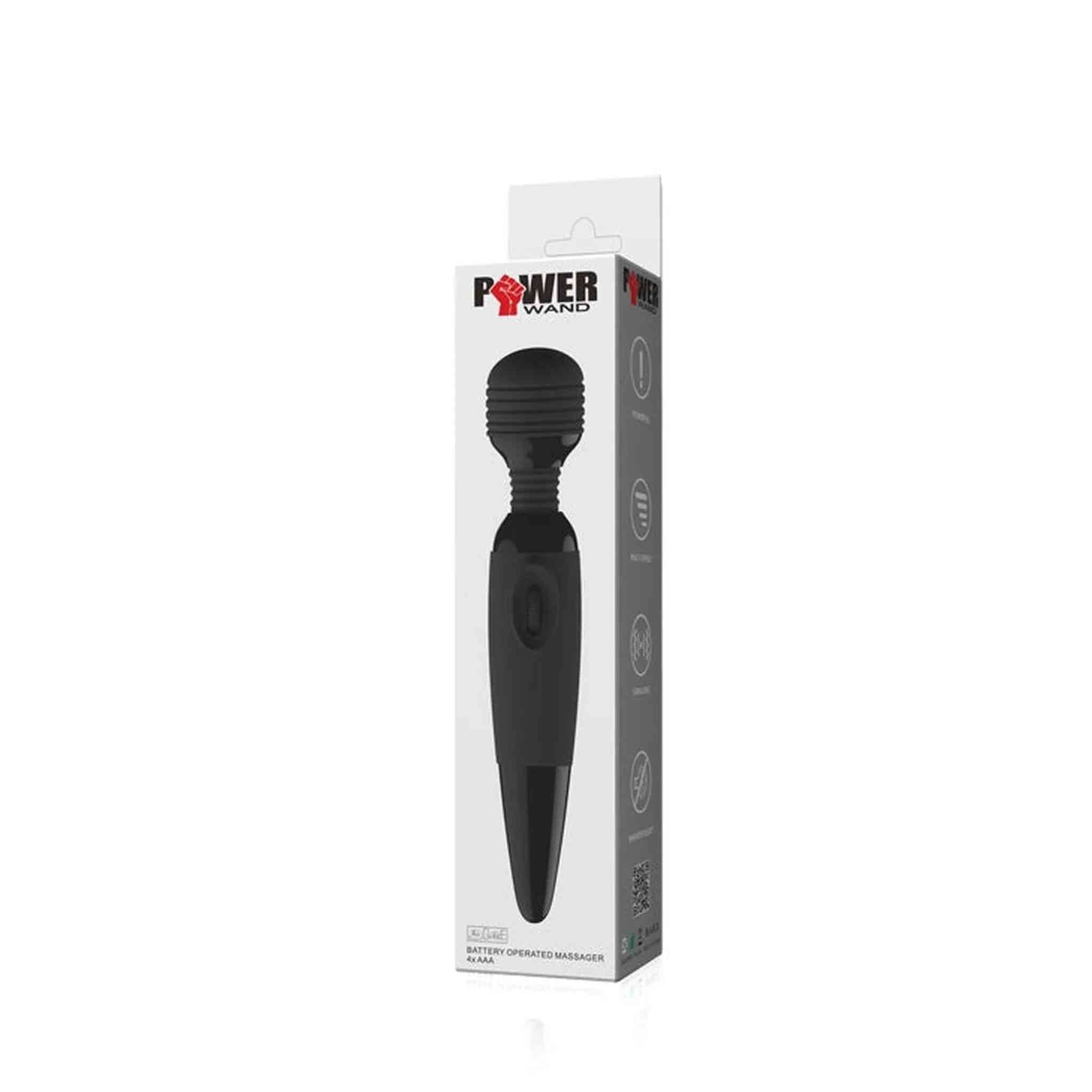 Power Wand Con Vibrazione regolabile - Nero