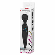 Scatola Power Wand Pretty Love 7 funzioni LED luce rossa ricarica testine intercambiabili