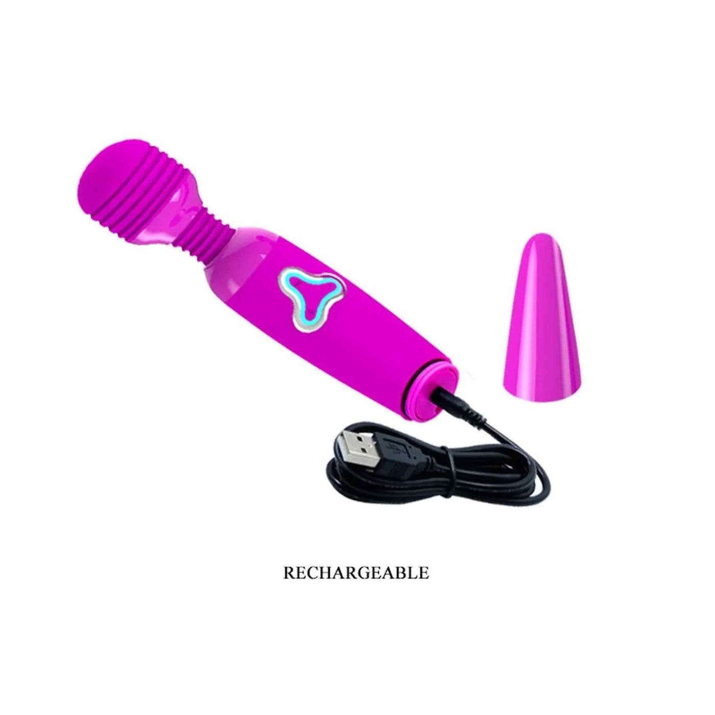 Power Wand con 7 modalità di vibrazione - Ricaricabile, Viola