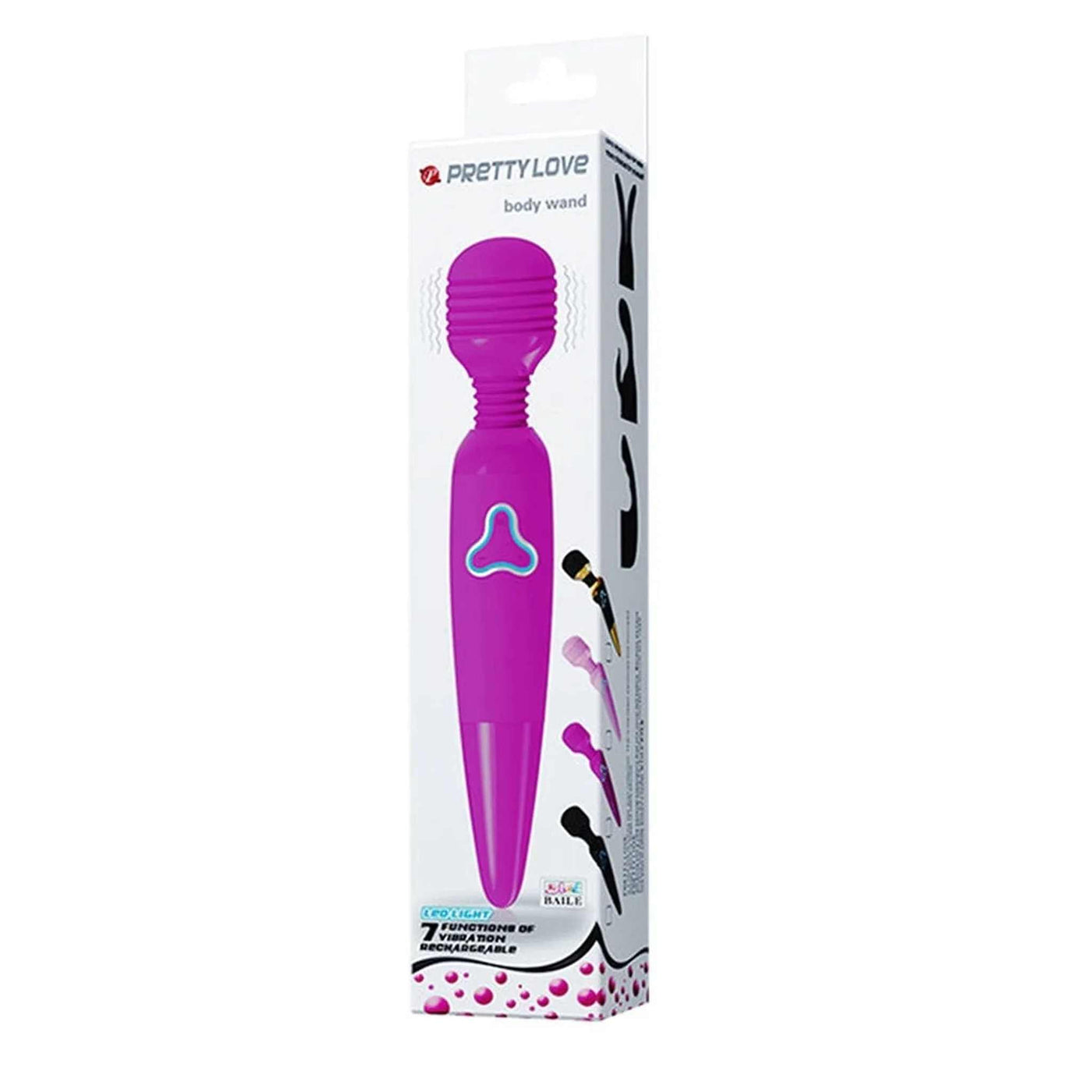 Power Wand con 7 modalità di vibrazione - Ricaricabile, Viola