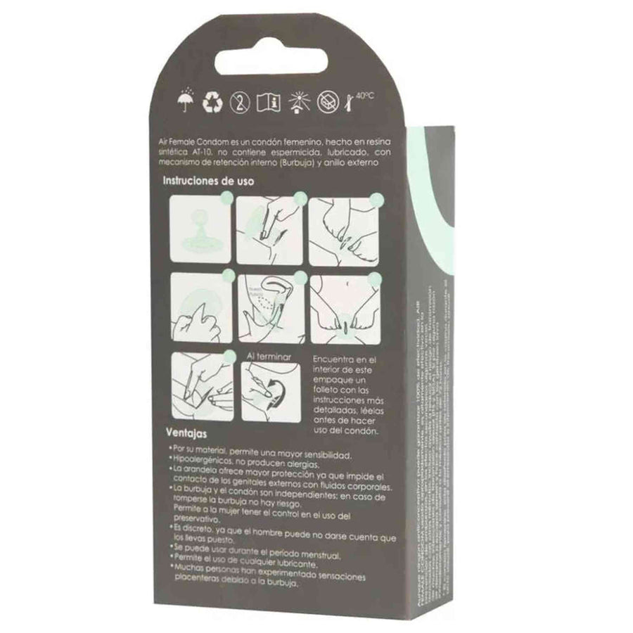 Latex Free Female Condom - Pack of 3