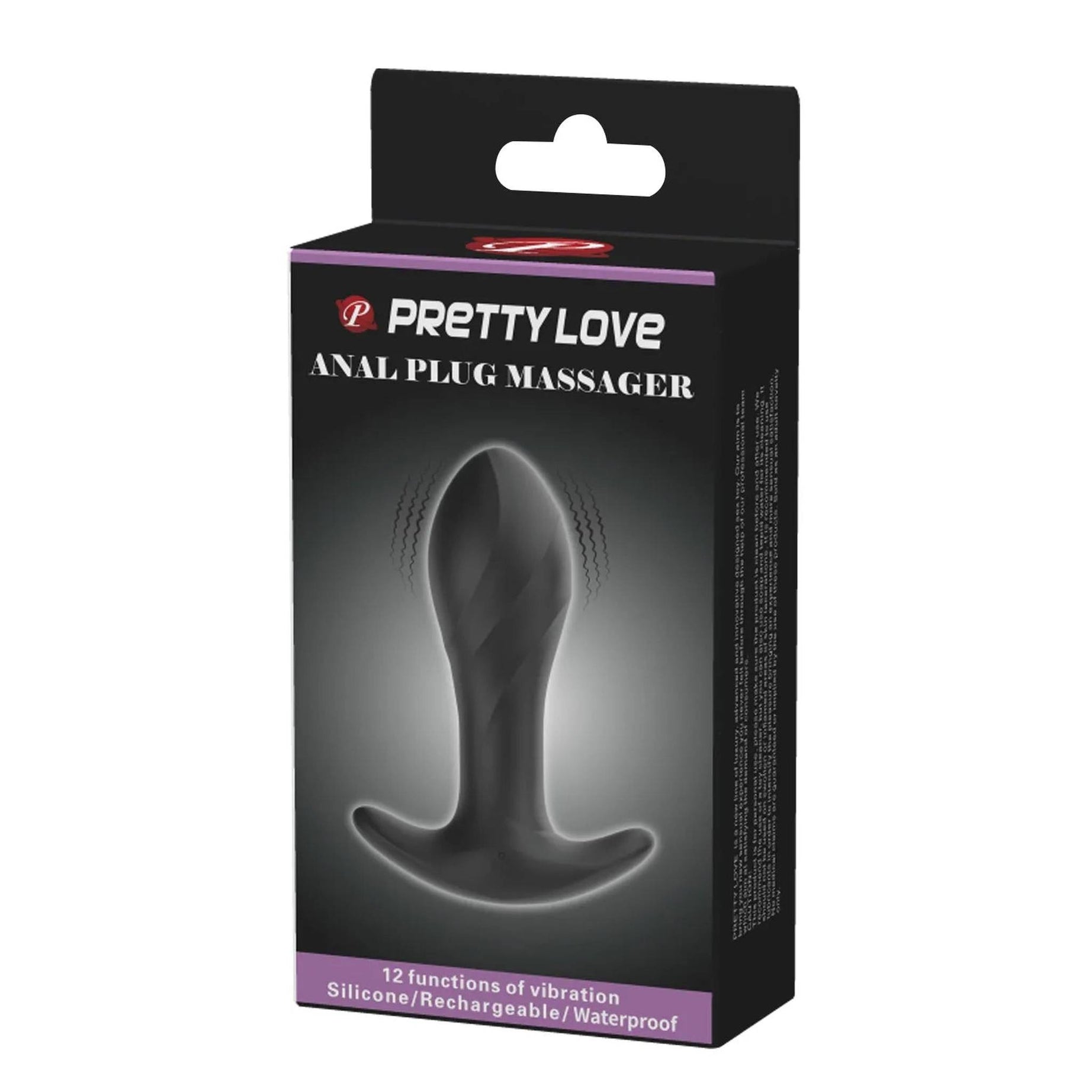 Pretty Love Anal Plug Massager Black