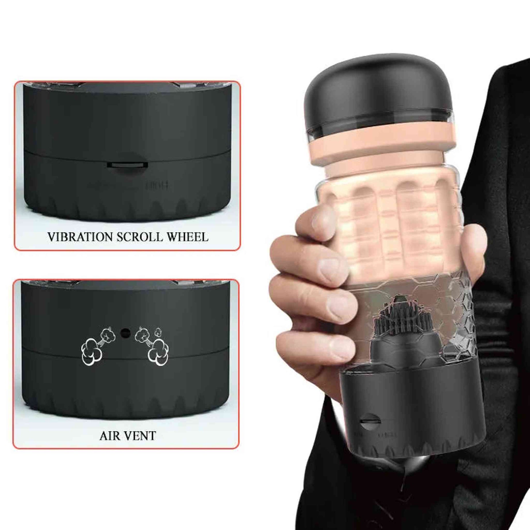 Pretty Love Emily Masturbator Black