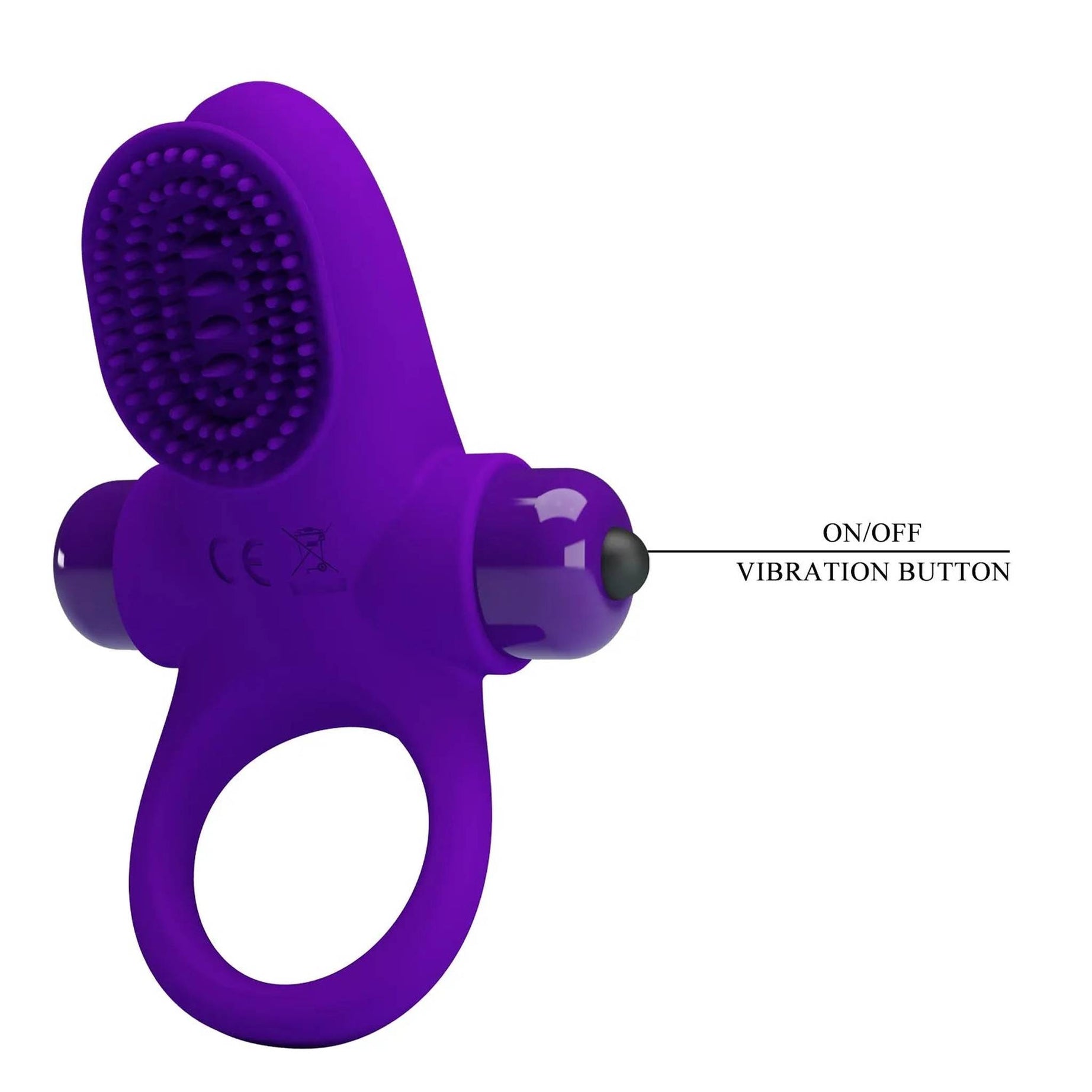Pretty Love Vibrant Penis Ring 2 Purple