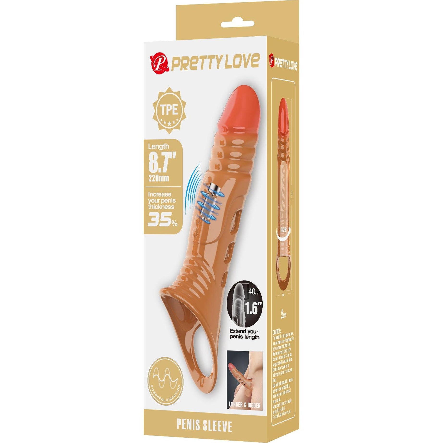 Pretty Love Vibrating Penis Sleeve