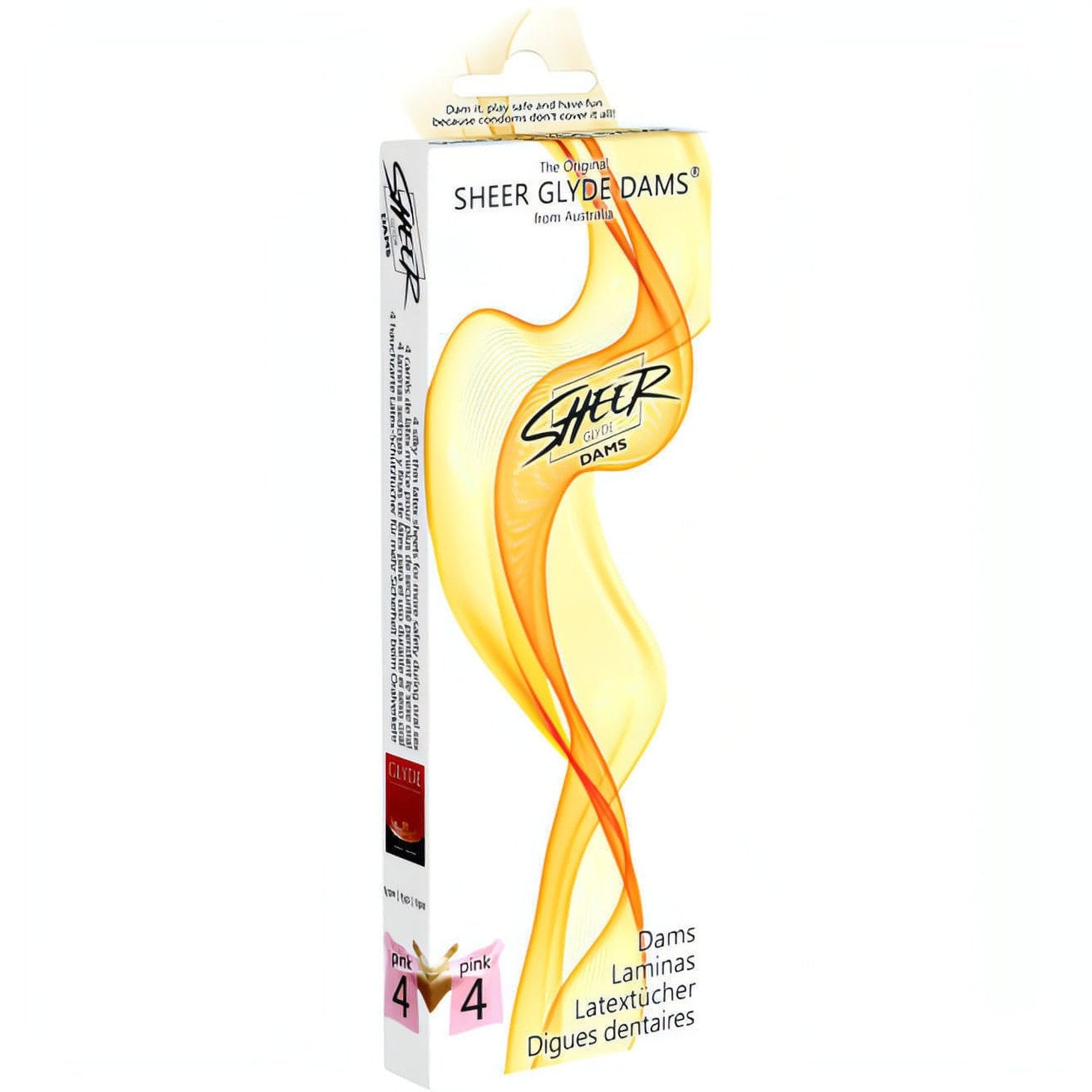 Profilattici per sesso orale - Oral Dams Gusto Fragola Sheer Glyde