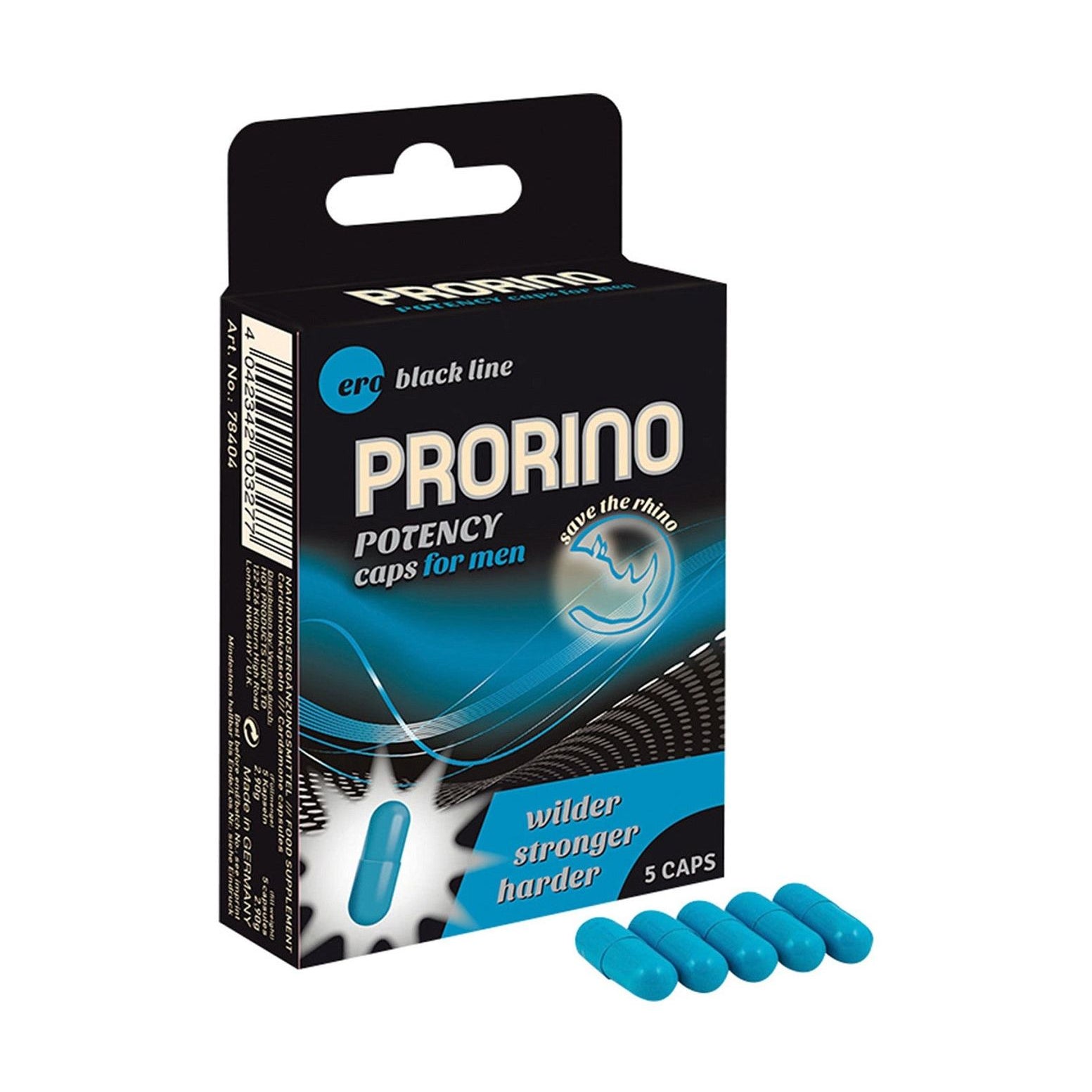 Prorino Potency Caps Him 5pcs - GoEstasy