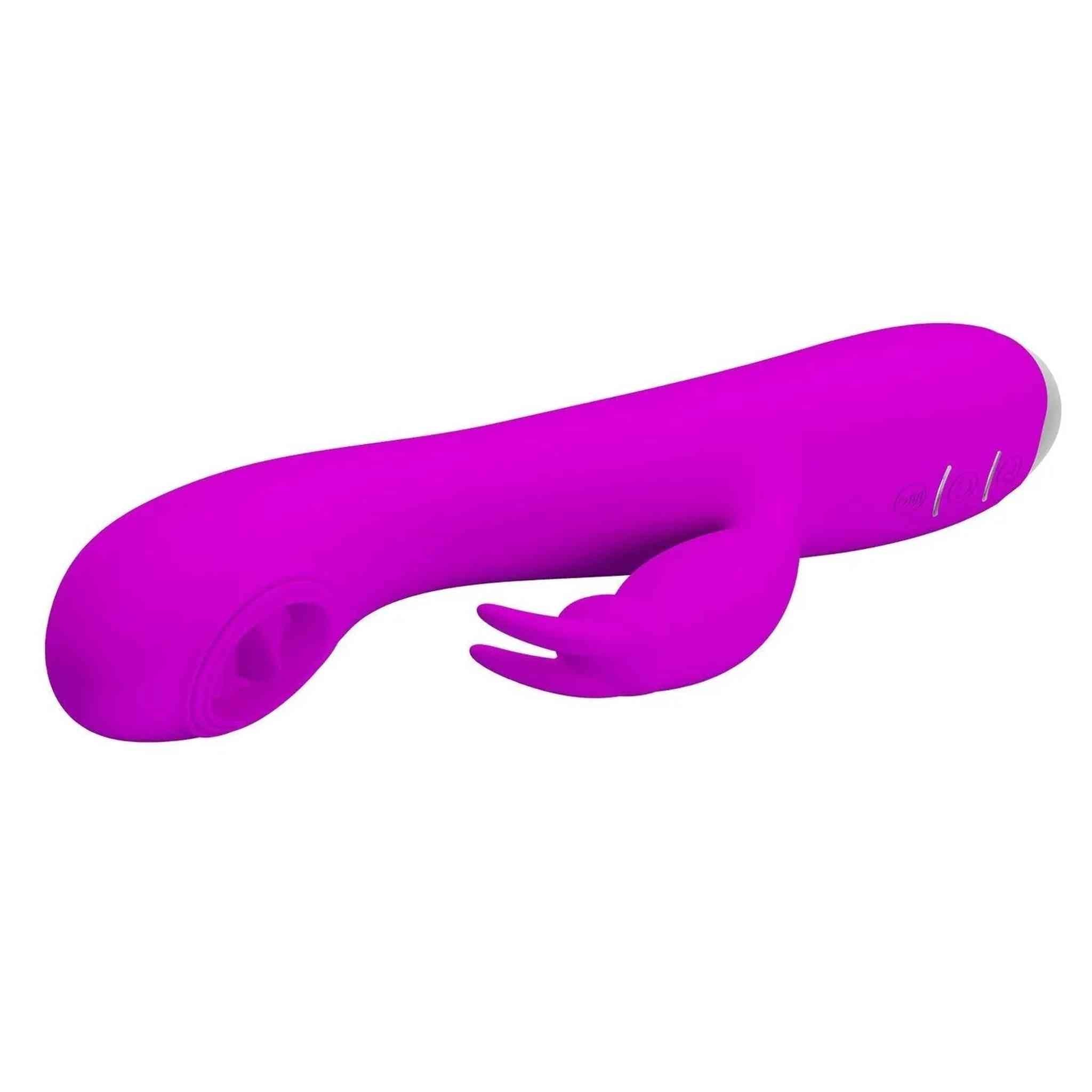 Rachel Vibratore Rabbit in silicone con Lingua Vibrante interna