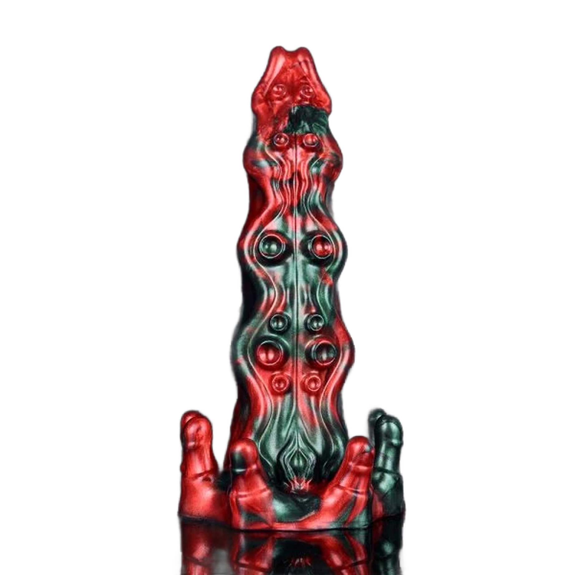 Red Devils Cyril Monster Penis Tentacle Silicone Dildo