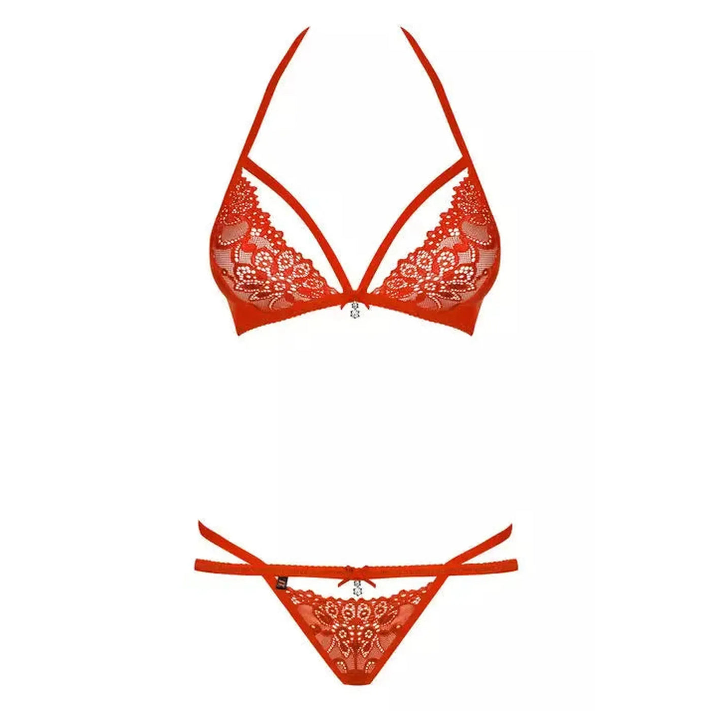 Reggiseno e Tanga rosso S/M