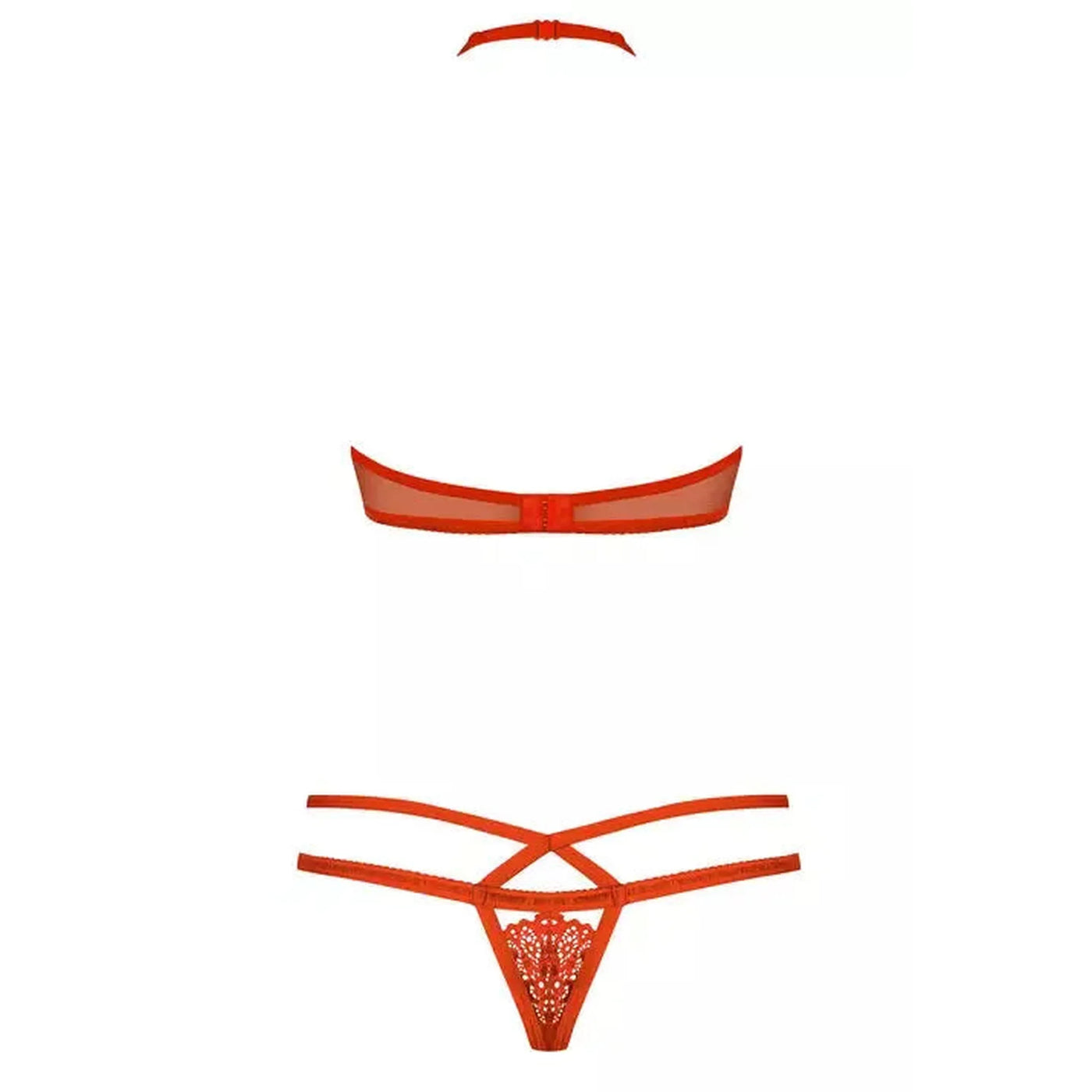 Reggiseno e Tanga rosso S/M
