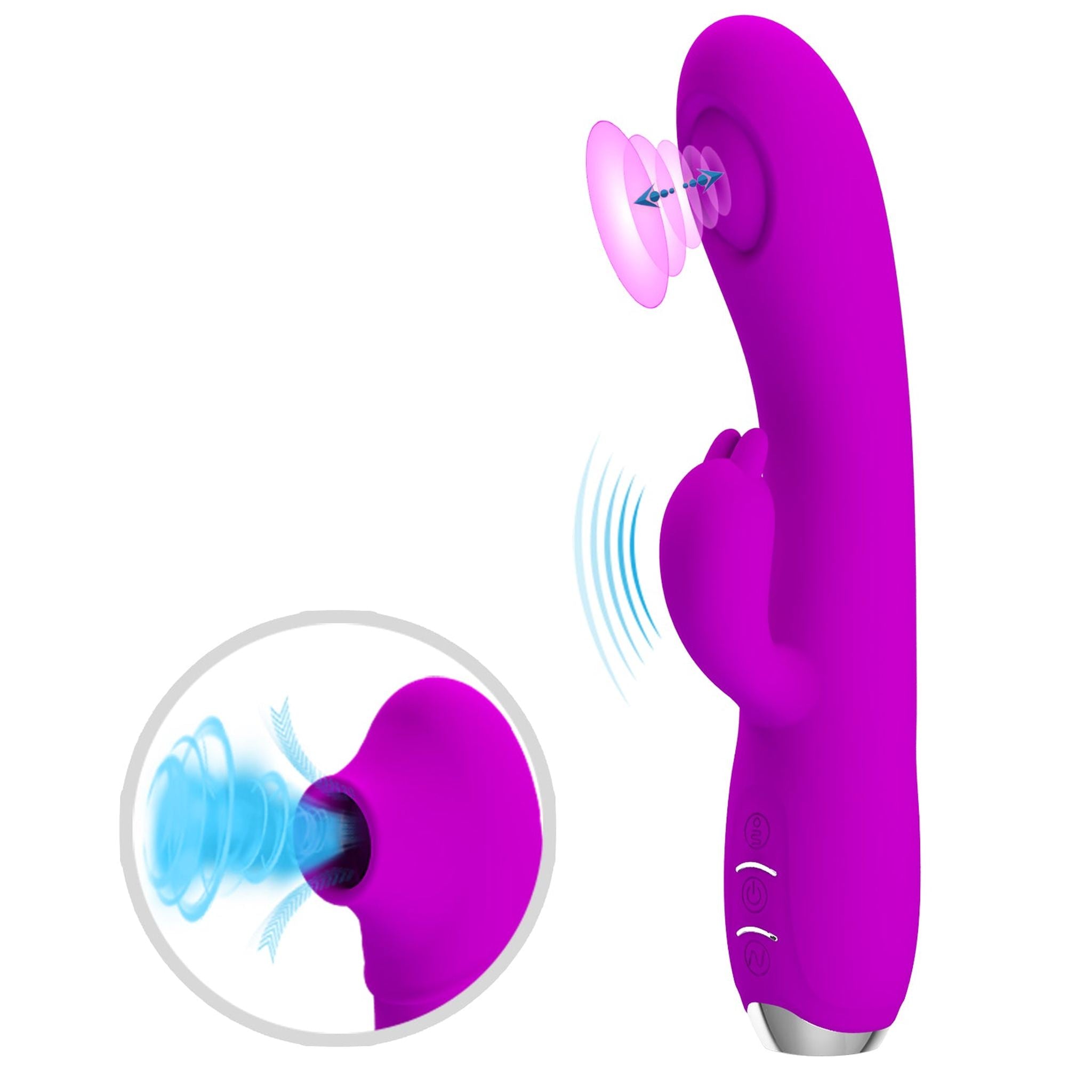 Regina Vibratore Rabbit e Succhiaclitoride con tecnologia Pulse WAVE