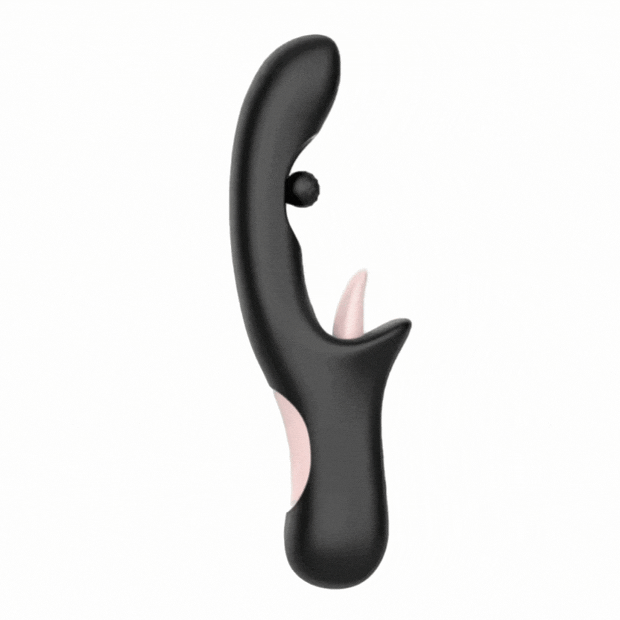 Rolling Rabbit in Silicone Con Lingua Lecca Clitoride