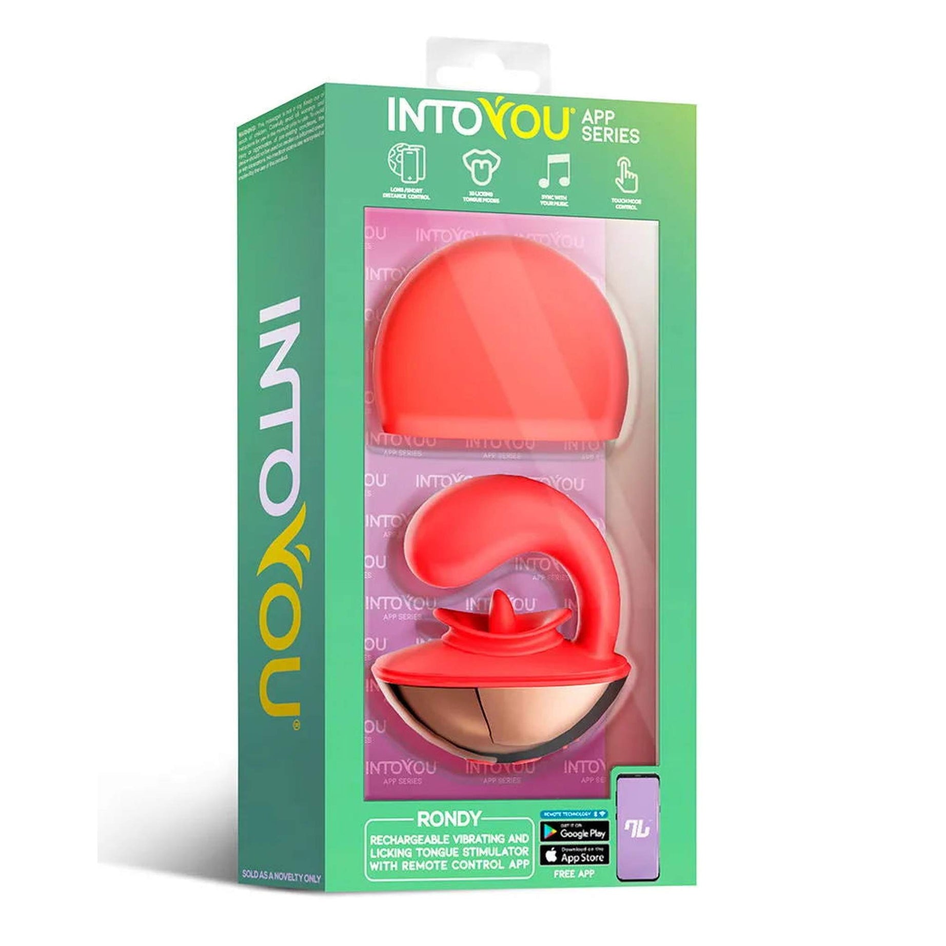 Rondy Vibratore G Spot con Lingua per la Stimolazione Clitoridea