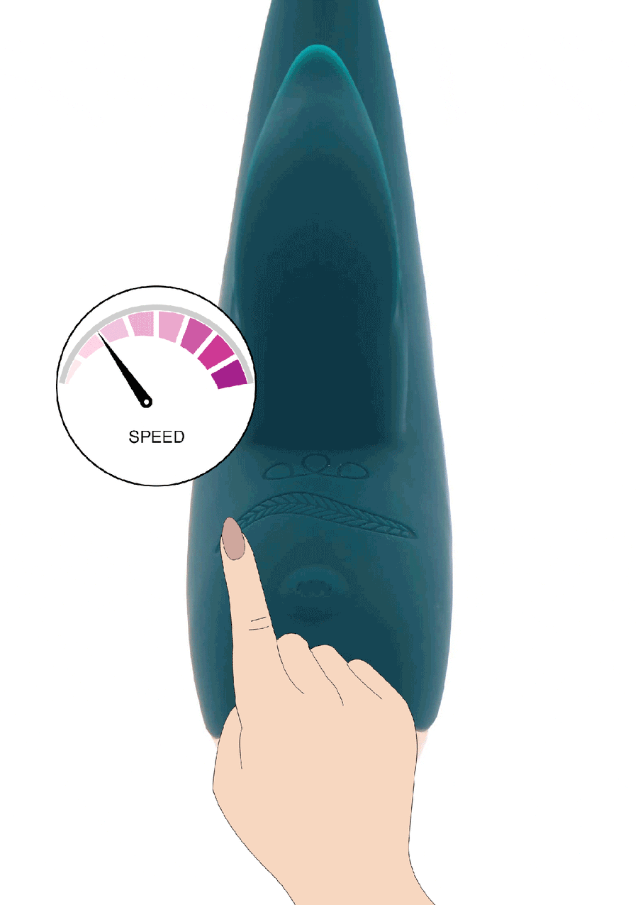 Sage by Ivi - Rabbit vibrator with vibrating and oscillating function, 9 pulsation functions at 3 different speeds - Medical Silicone