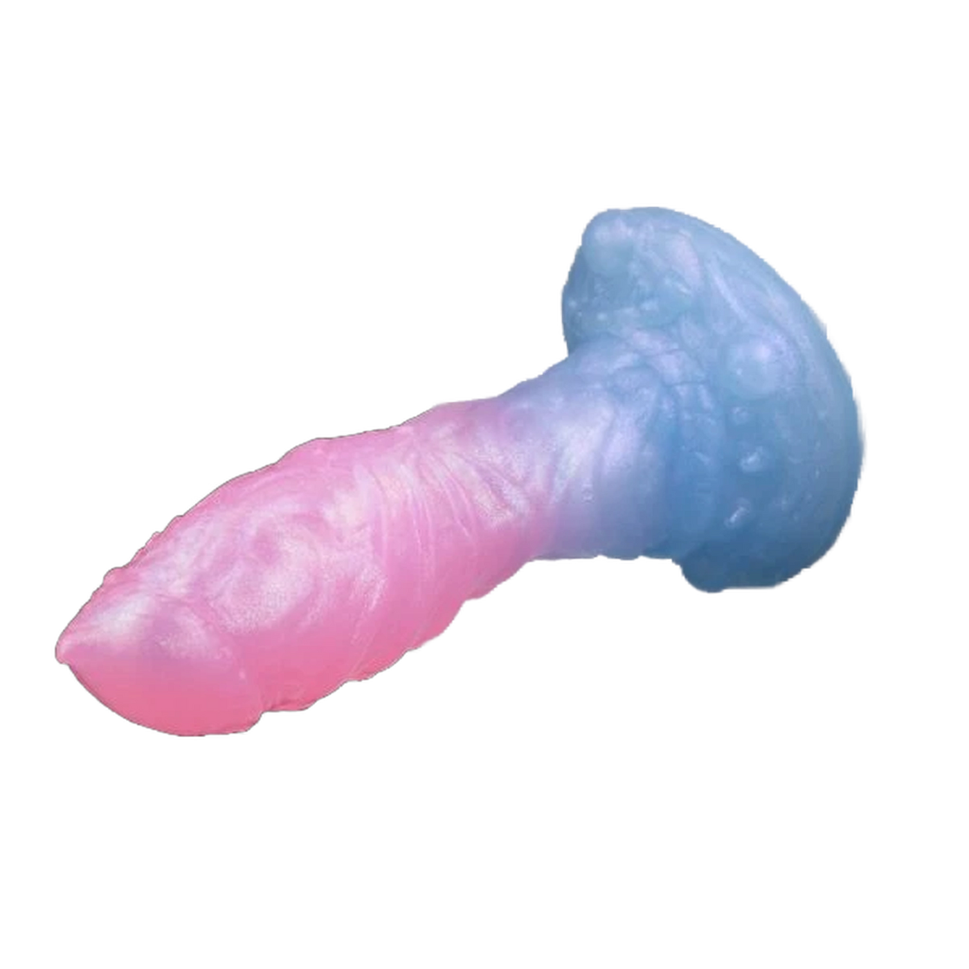Sakura Blue Silicone Gradient Luminous Dildo Female Masturbation