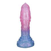 Sakura Blue Silicone Gradient Luminous Dildo Female Masturbation
