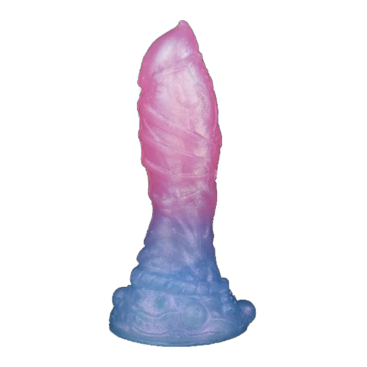 Sakura Blue Silicone Gradient Luminous Dildo Female Masturbation