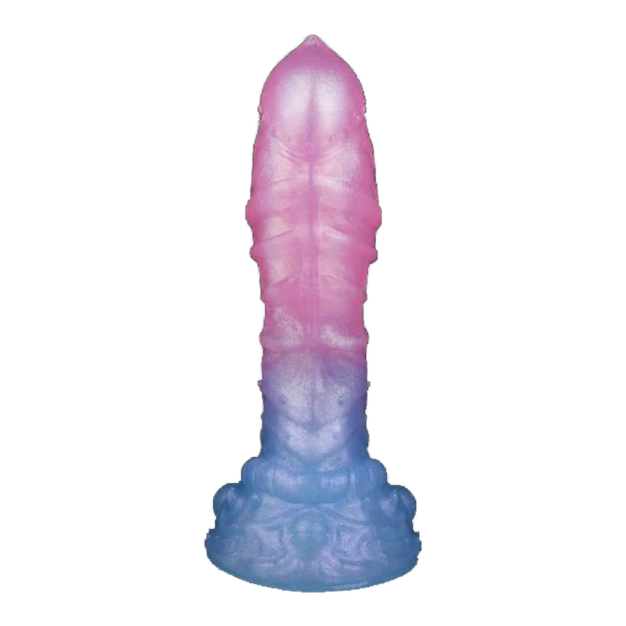 Sakura Blue Silicone Gradient Luminous Dildo Female Masturbation