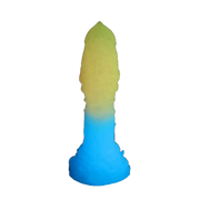 Sakura Blue Silicone Gradient Luminous Dildo Female Masturbation
