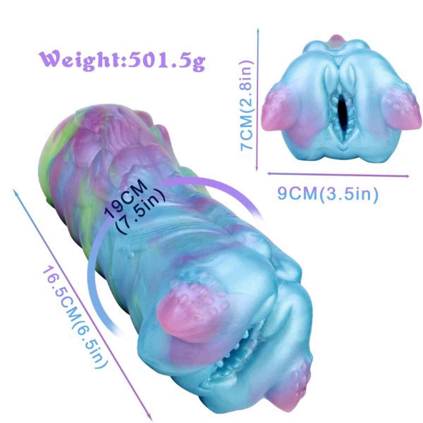 Sea cloud rabbit silicone masturbators