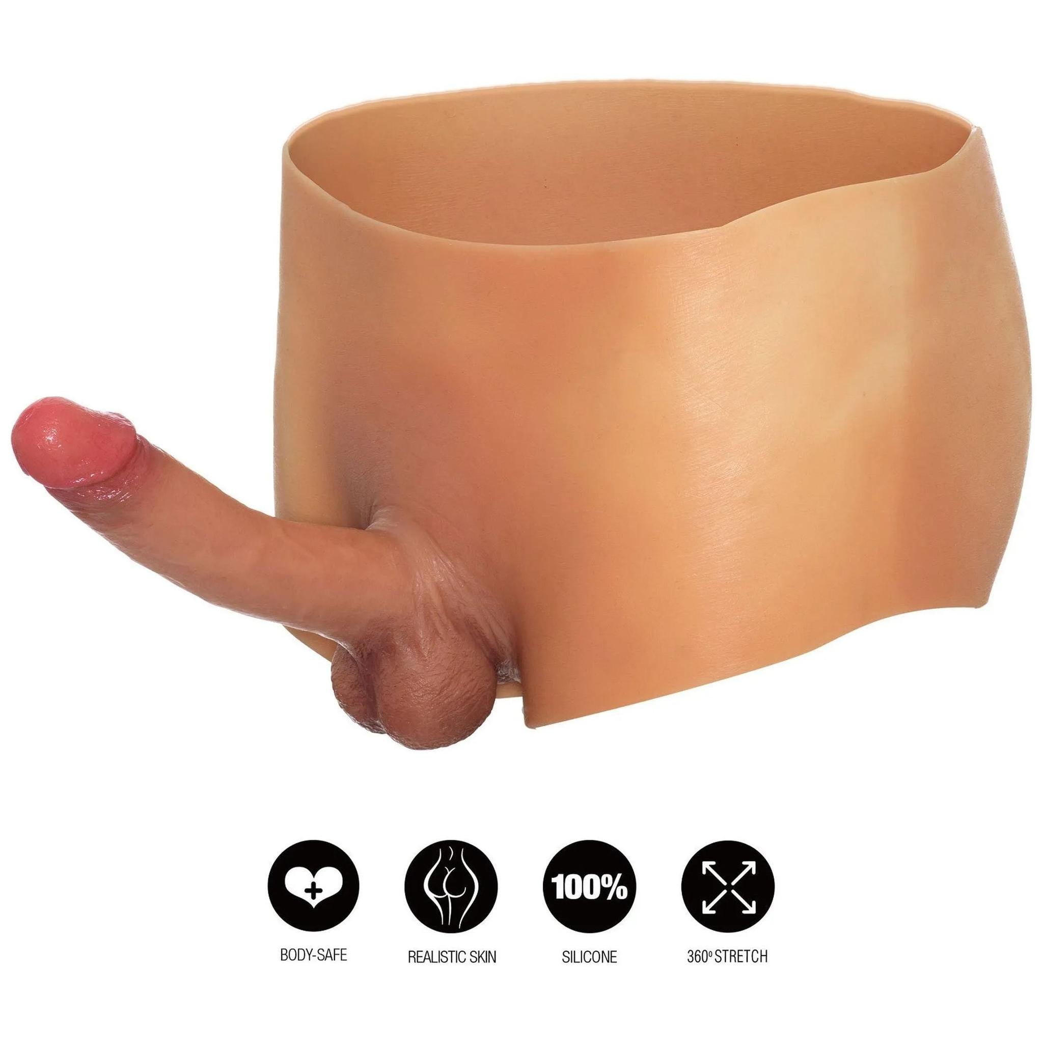 Second Skin Dildo - Protesi Fallica Iper Realistica e Aderente 14 cm penetrabili Ø 3.3 cm