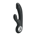 Selene Black Rabbit-Vibrator mit geformter Eichel – 7 Vibrationsmodi, über USB wiederaufladbar