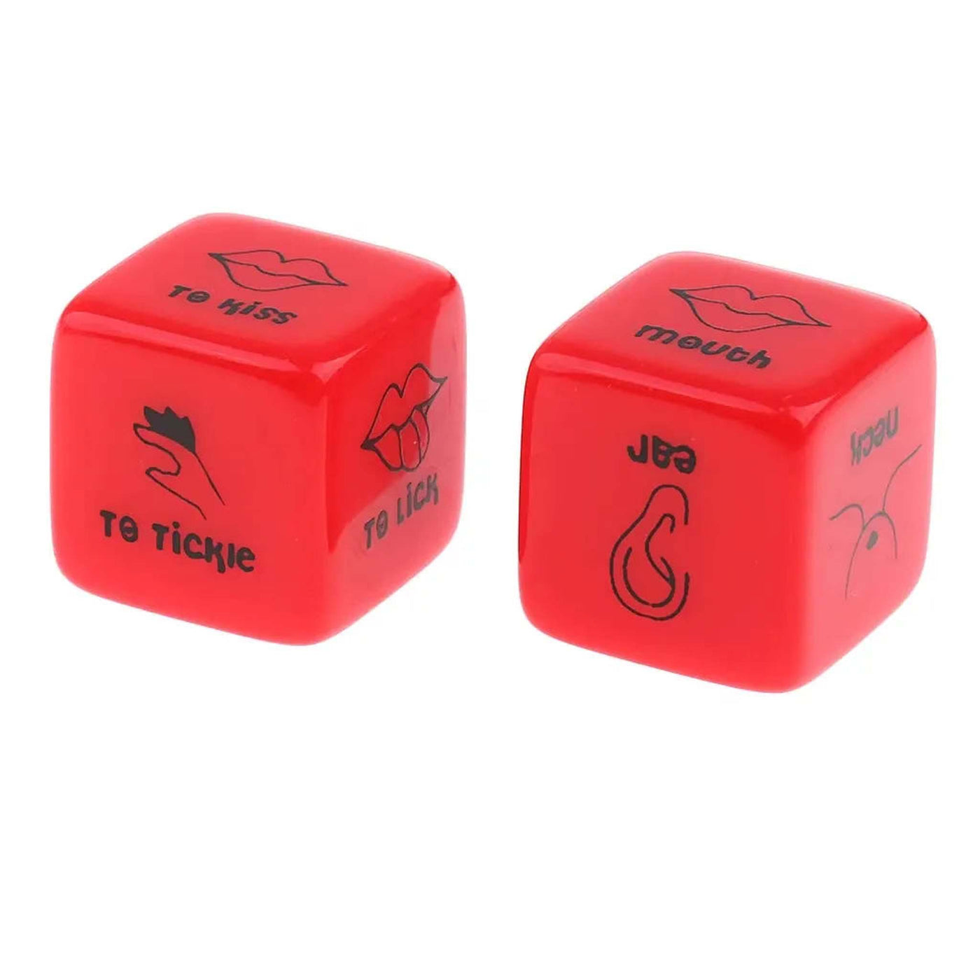 Set 2 Love Dice Rossi