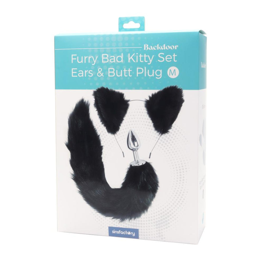 Set Gattina Sexy Coda Anale e Frontino Orecchie