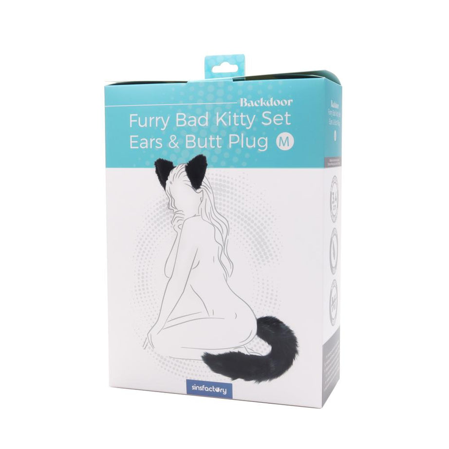 Set Gattina Sexy Coda Anale e Frontino Orecchie