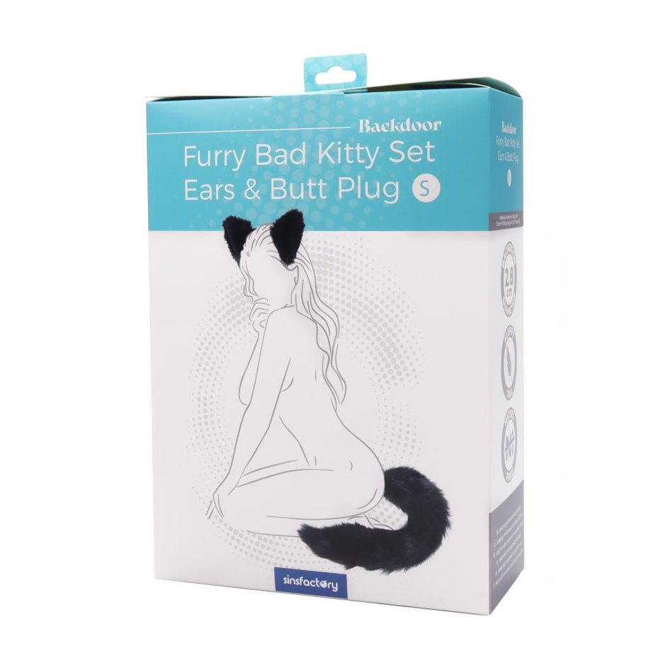 Set Gattina Sexy Coda Anale e Frontino Orecchie