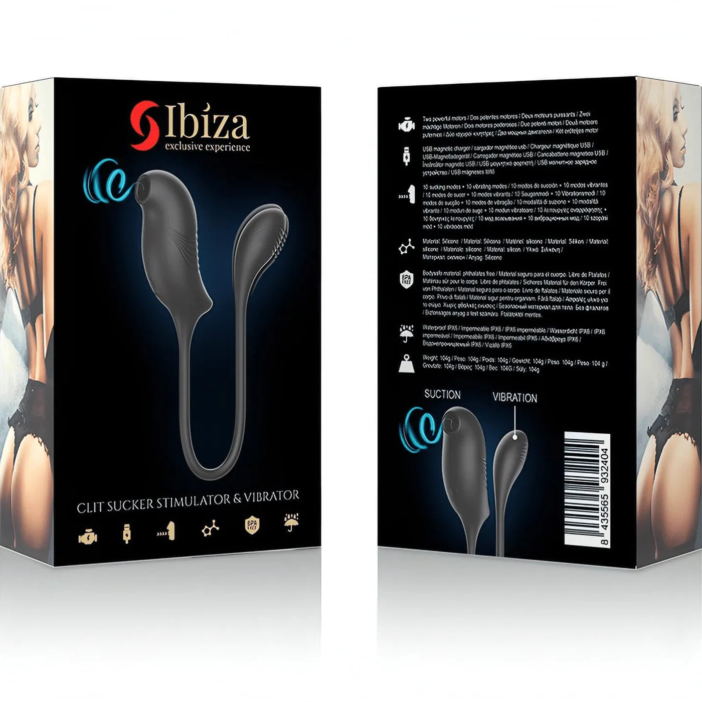 Sex Toy 2 in 1 Succhiaclitoride e Ovetto Vibrante