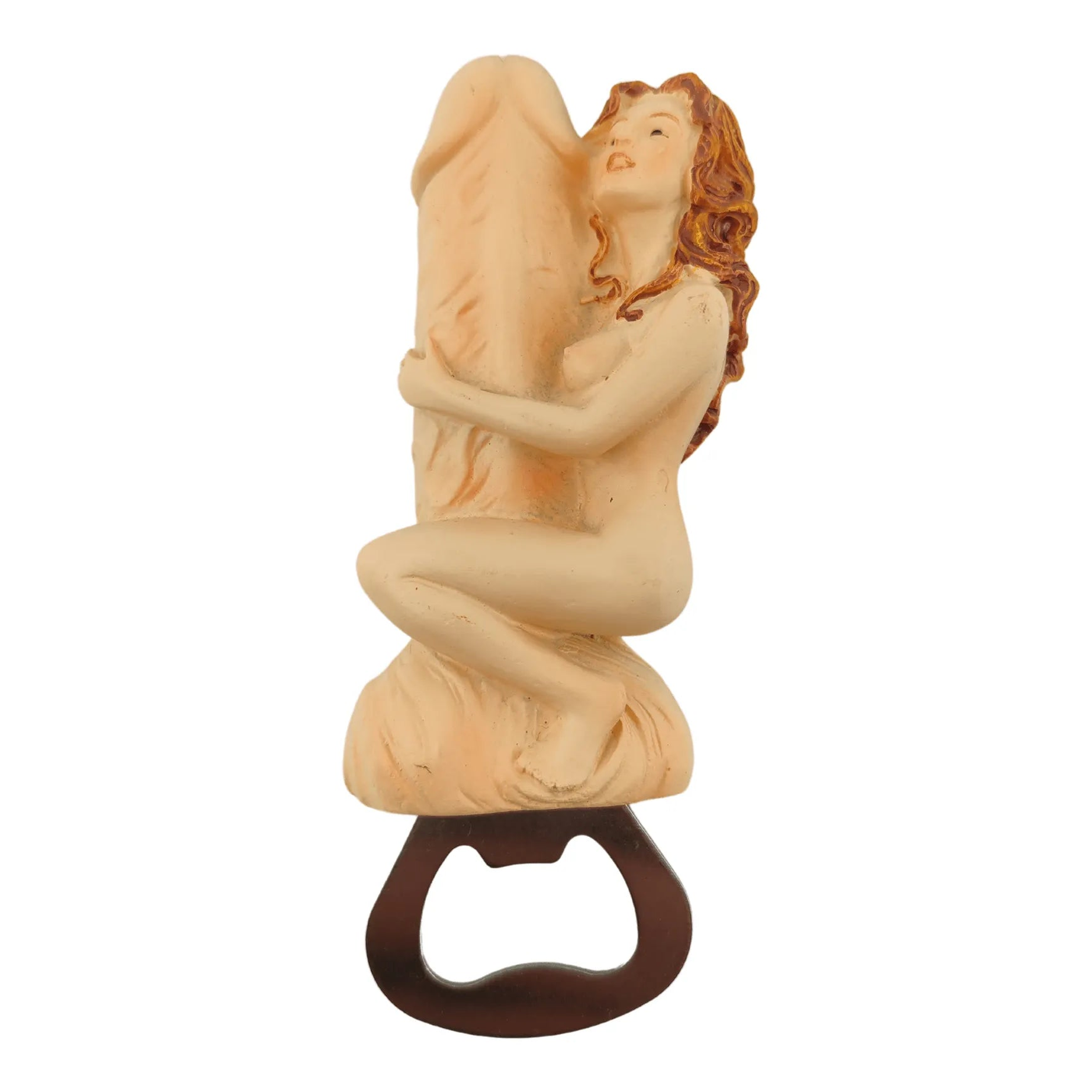 Sexy Apribottiglia in poliresina con calamita - Fall us in love