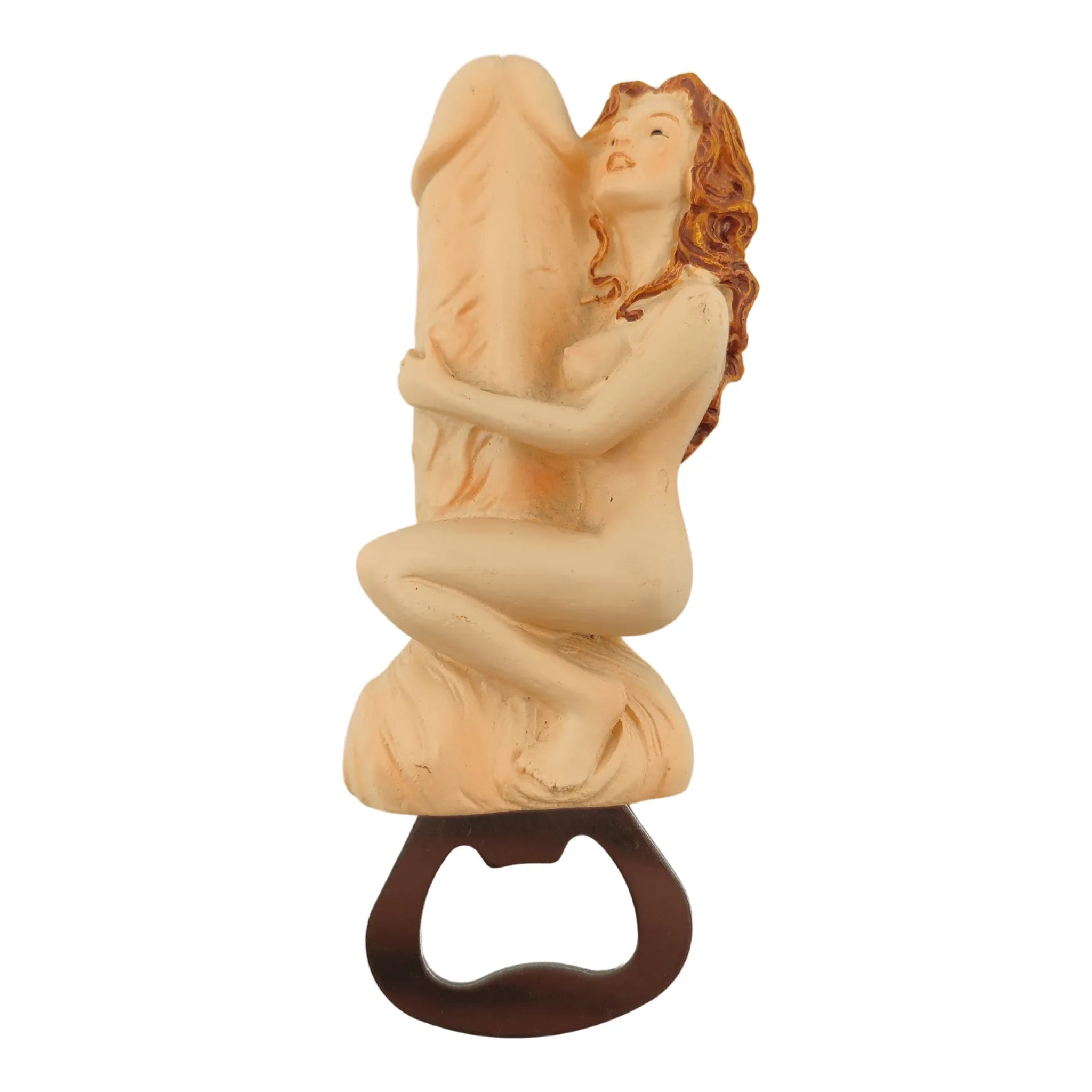 Sexy Apribottiglia in poliresina con calamita - Fall us in love