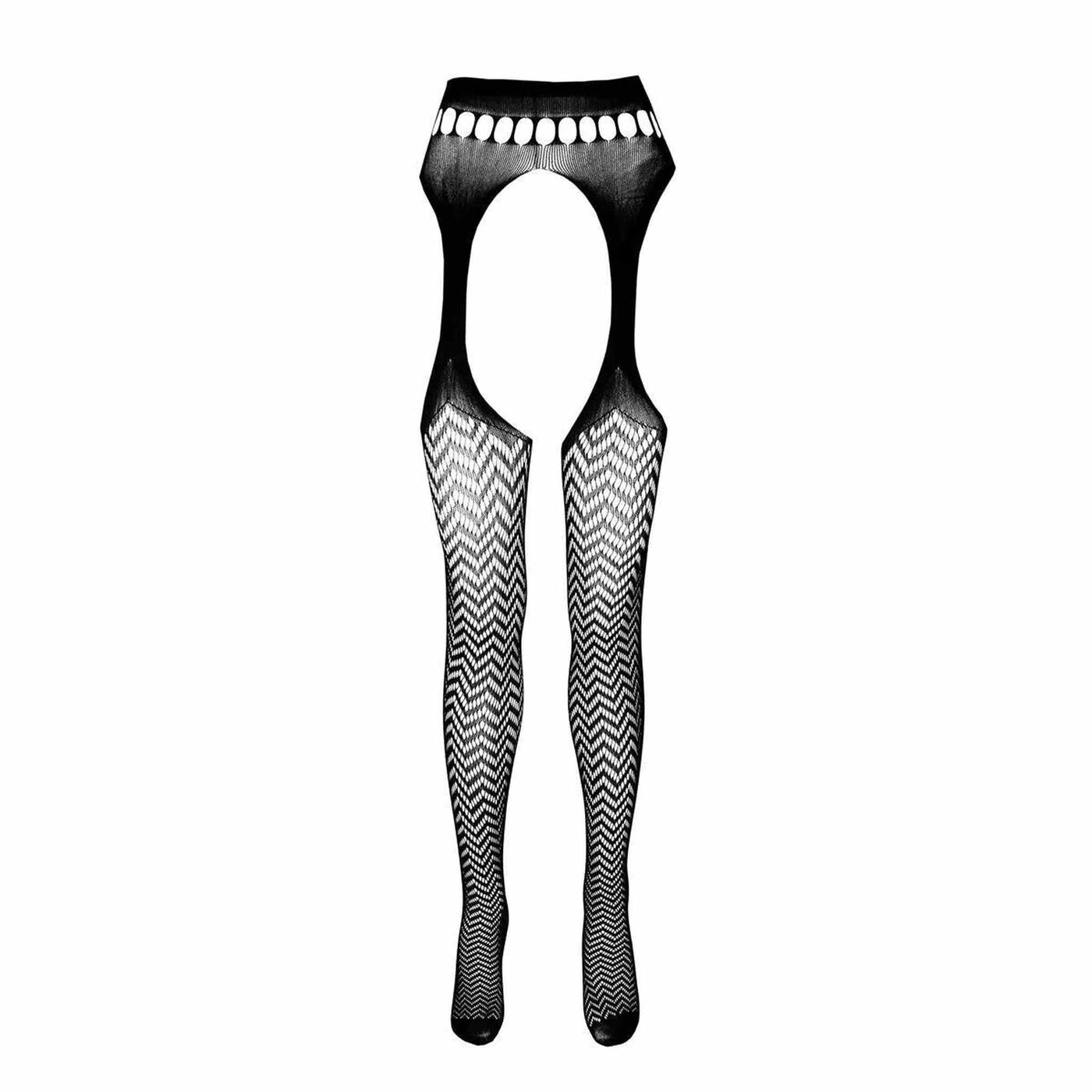 Sexy Collant A rete con Apertura Inguine, Fianchi e Posteriore