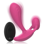 Plug anale rosa Intense vibrante con effetto movimento e telecomando