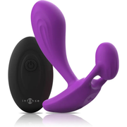 Plug anale viola Intense con telecomando wireless e silicone morbido