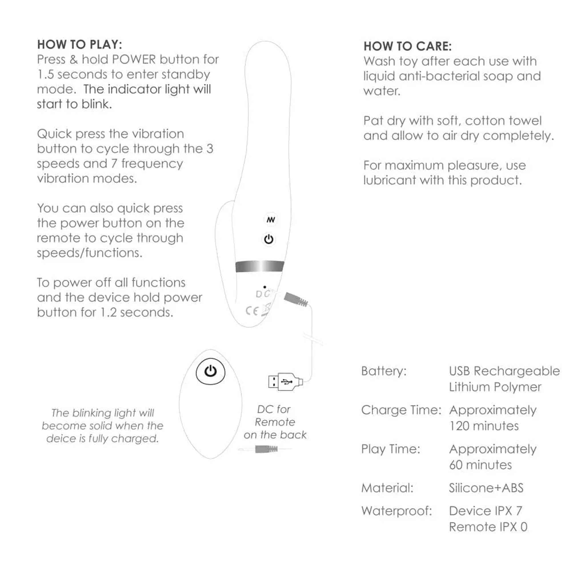 ShiShi Midnight Rider Strapless Vibrante Wireless