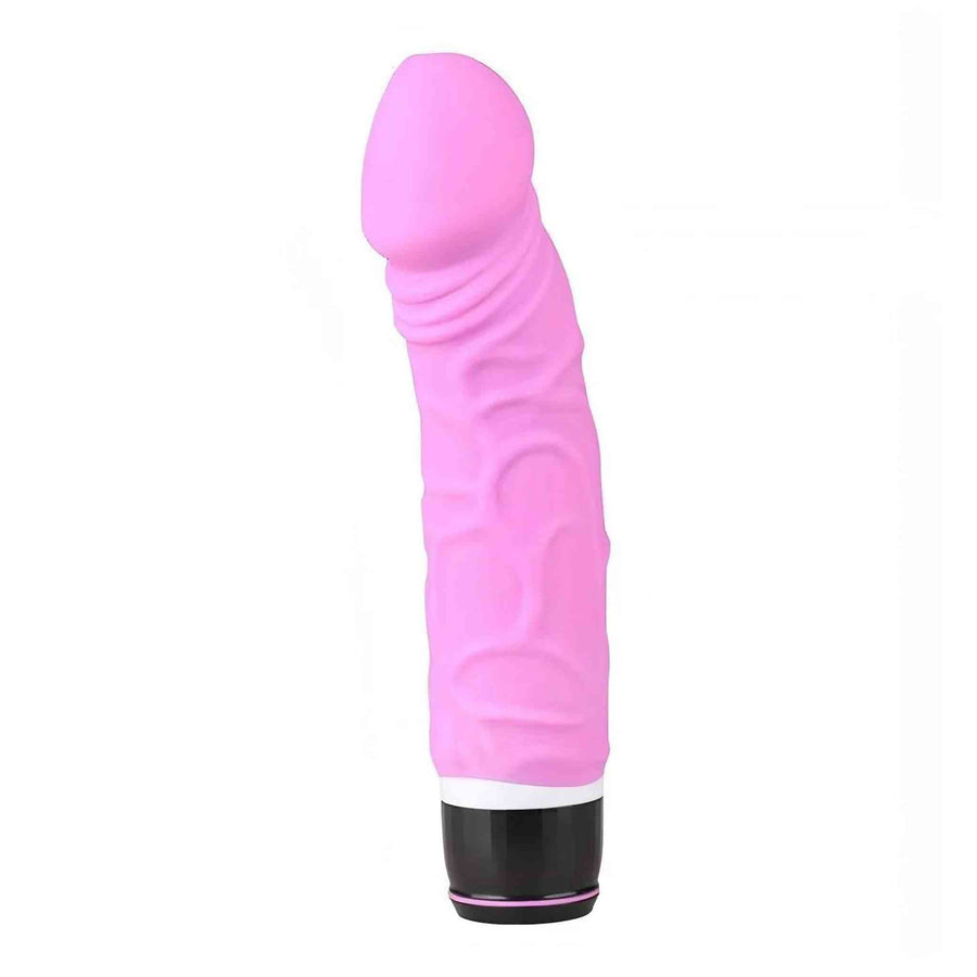Silicone classic Maxi vibrator - Pink