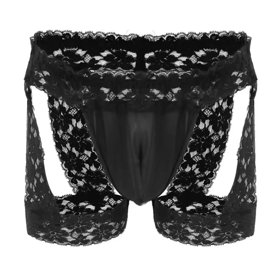 Sissy Set Giarrettiera con Slip in Pizzo